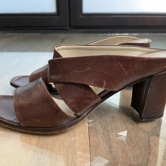 Excellent Condition Leather Mule Heels - Picture 4 of 8